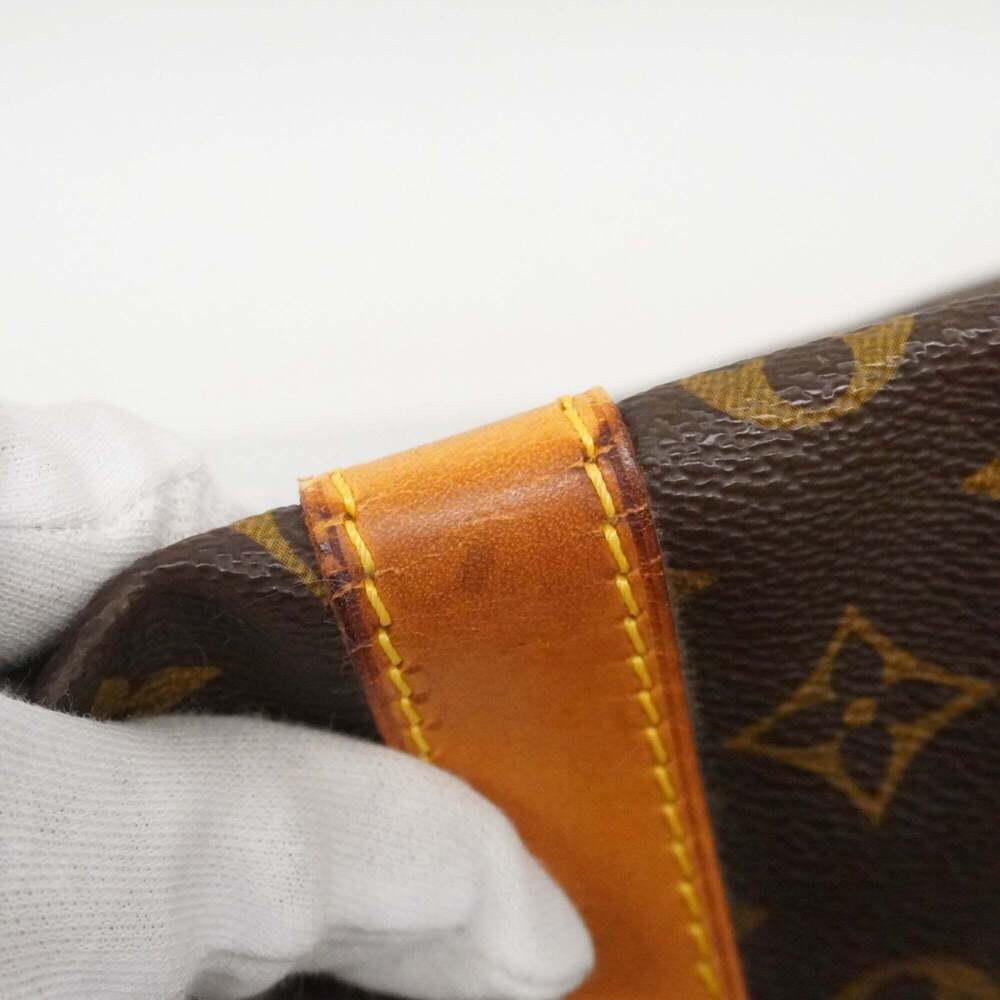 LOUIS VUITTON Authentic Brown Monogram Keepall 55 Boston Bag - Picture 8 of 13